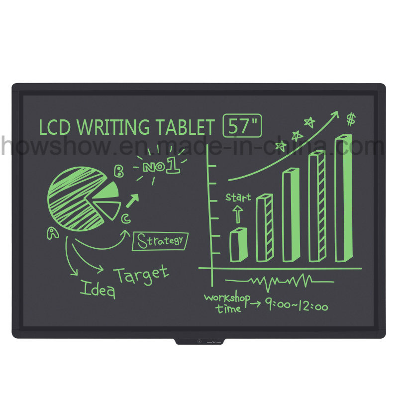 2017 Green Chalkboard Howshow 57inch LCD Writing Board with Promotional
