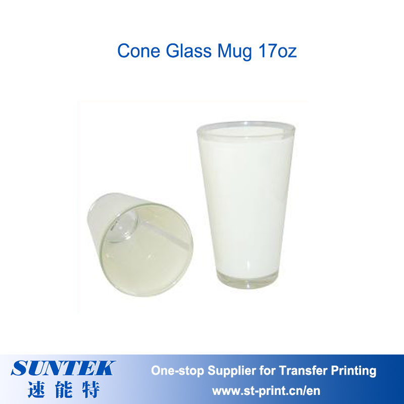 DIY Sublimation Glass Mug Transparent with Gold Edge