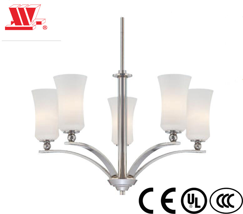 Luxury Chandelier with Opal Glass Lampshades 1625-613