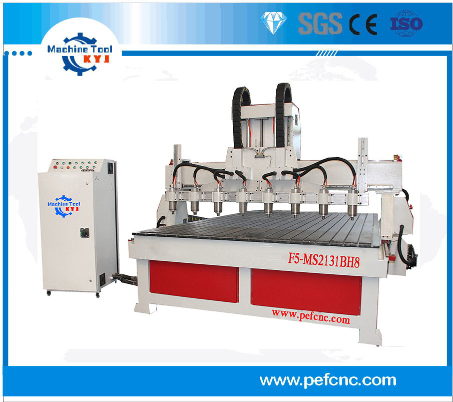 Pef Hot Sale Multi Heads Wood CNC Router Carving Machine