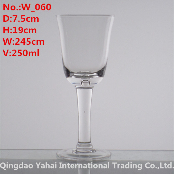250ml Clear Color Wine Glass