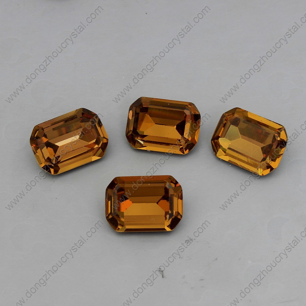 China Lead Free Colored Glass Loose Crystal Stone for Costumes