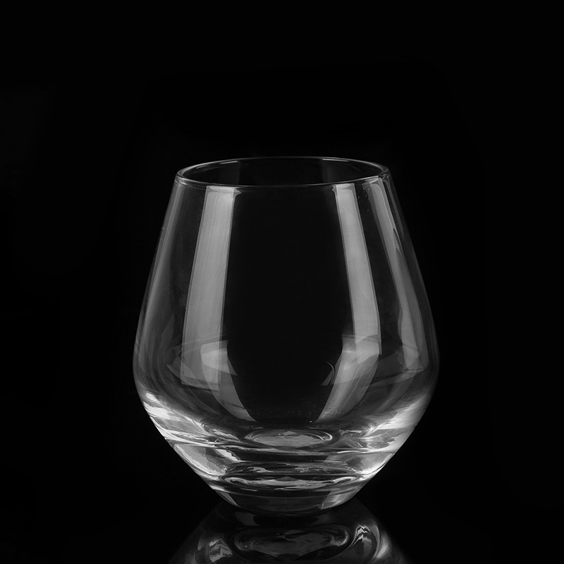 Transparent 14oz Glass Candle Vessel