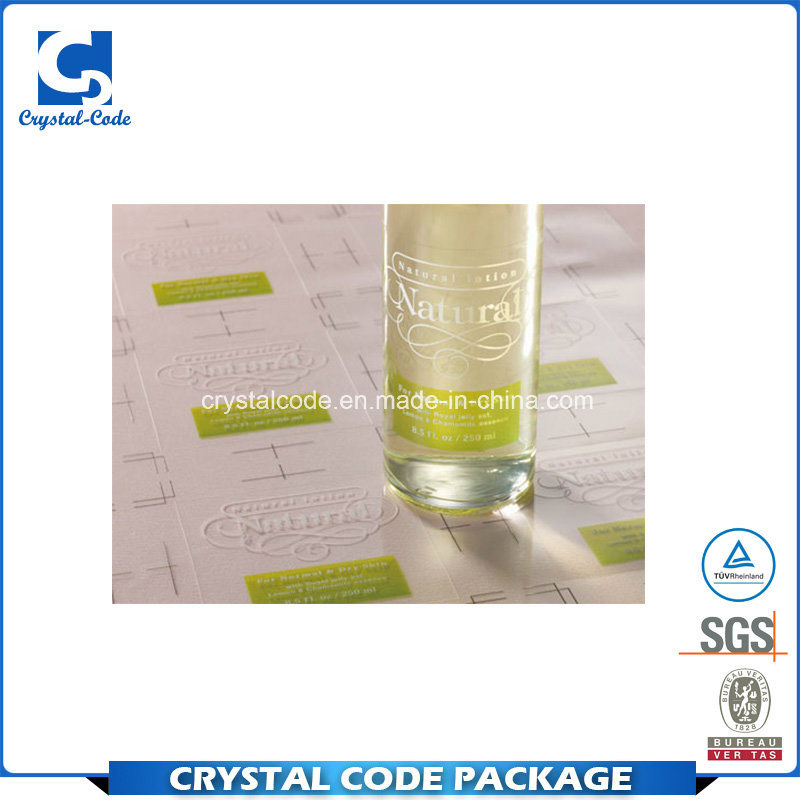 Custom Design Waterproof Glossy Clear Sticker Label
