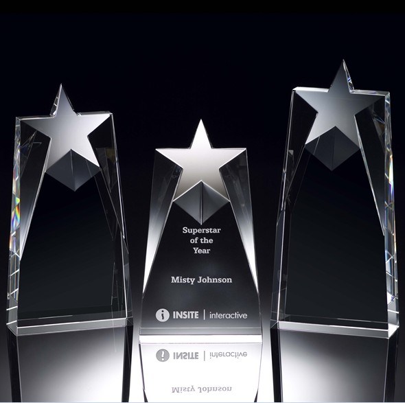 Star Elegance Crystal Award (#10011, #10012, #10013)
