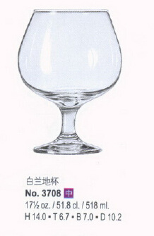 Lead-Free Crystal Wine Cup & Stemware (3708)