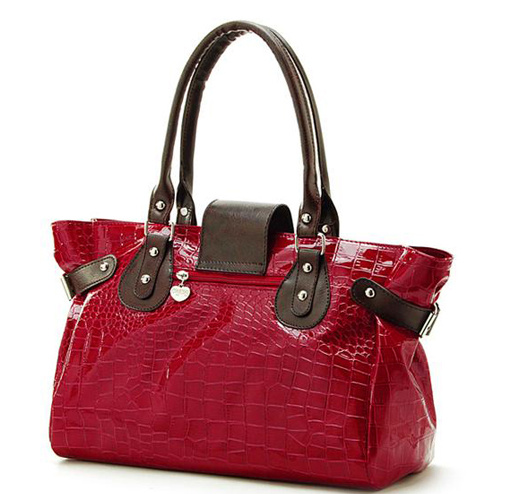 Lady's Crocodile Grain PU Leather Handbags (RS-EP0009)