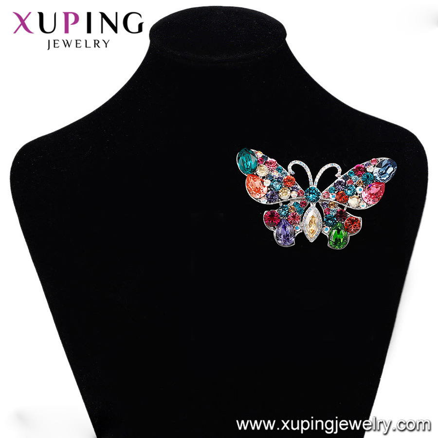 Xuping Hot Sales Latest Fashion Luxury Crystals From Swarovski Brooch