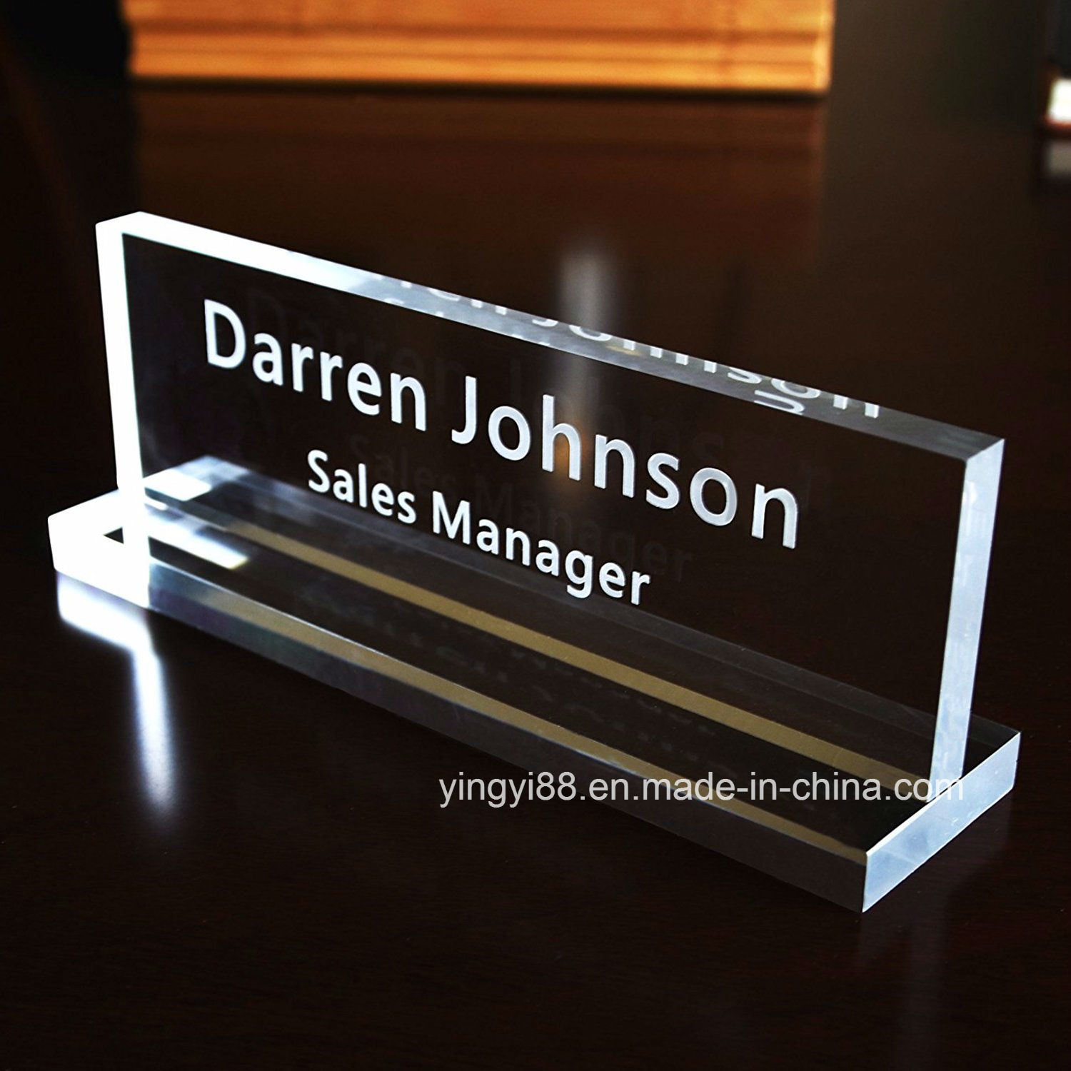 New Acrylic Name Plate with Printing