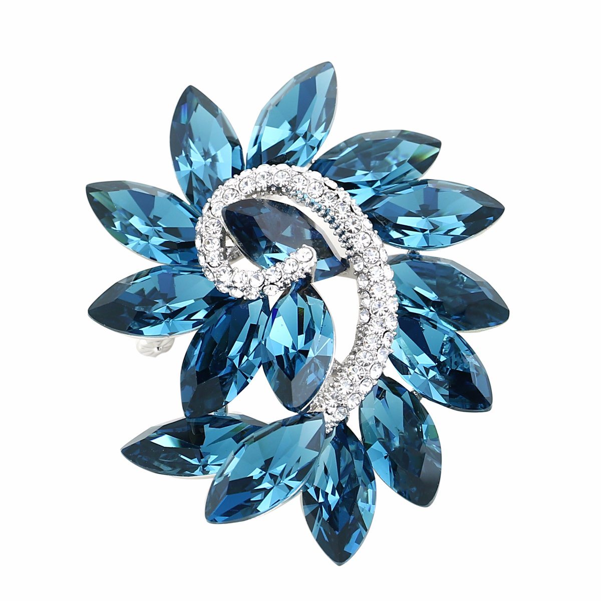 Flower Design Crystal Bracelet for Sweater Multi Colors