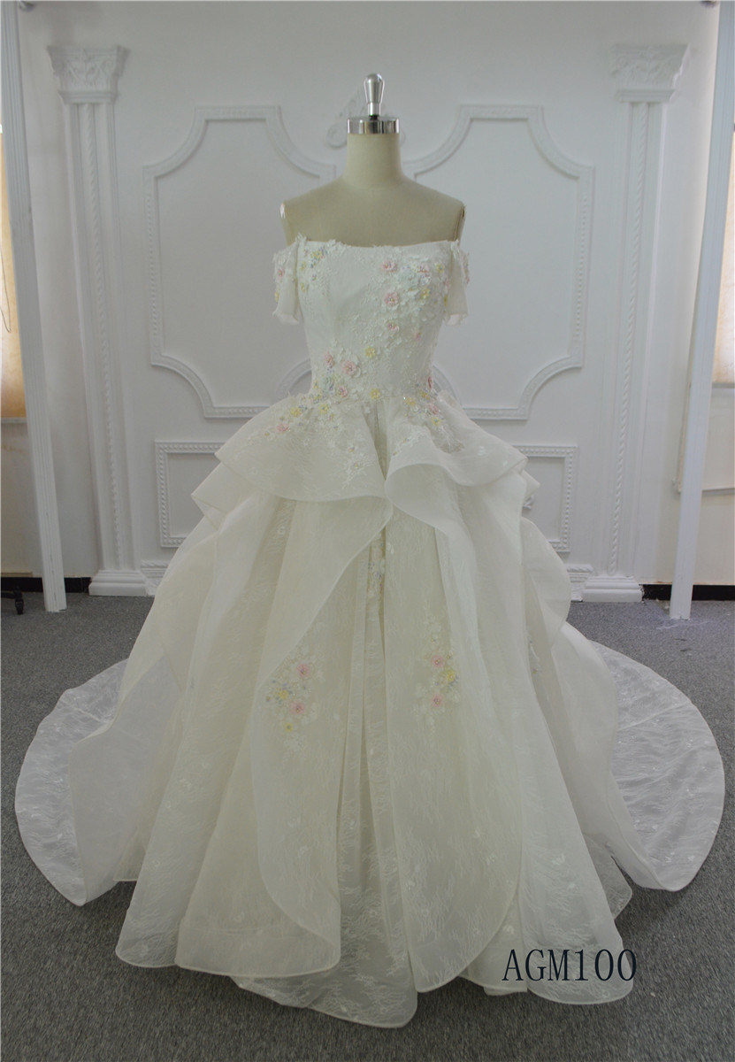 latest Ivory Bridal Gown Wedding Dress 2017 Prom Ball Gown Bridal Wedding Dress