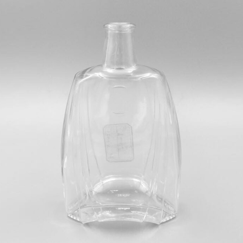 High Quality Square Brandy/Cognac Glass Bottle 500ml