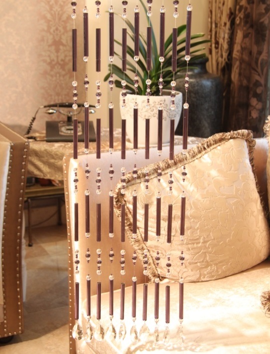 Gift Decoration of Crystal Glass Tube Curtain