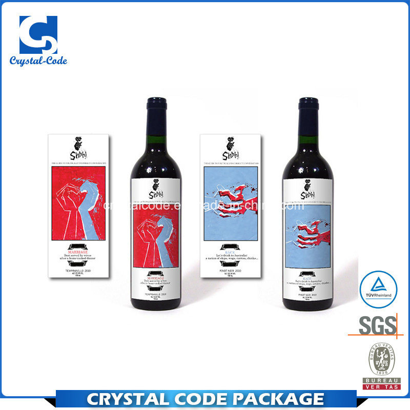 Custom Self Adhesive Wine Label Sticker for Bottle