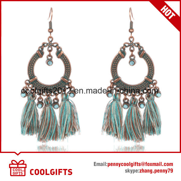 New Design Jewelry Vintage Round Tassel Earrings for Party