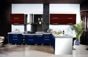 UV Wood Kitchen Furniture (ZH-3939)