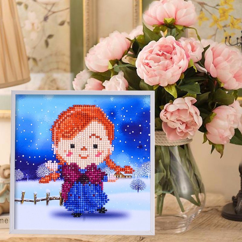 Factory Cheapest Wholesale New Children Kids DIY Embroidery Craft Cross Stitch T-010