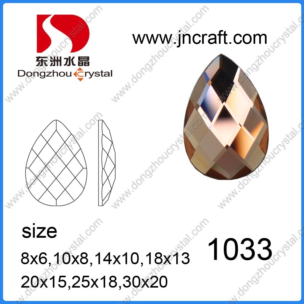 Crystal Stone Flat Back Glass in Bulk From Chinese Factory