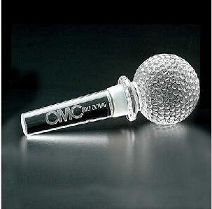 Crystal Wine Stopper Can Accept Customized Logo in China