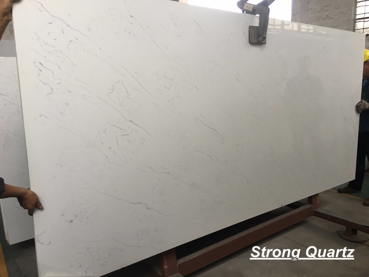 Factory Direct Price Calacatta Quartz Stone for Countertops/Kitchentops/Vanity Tops