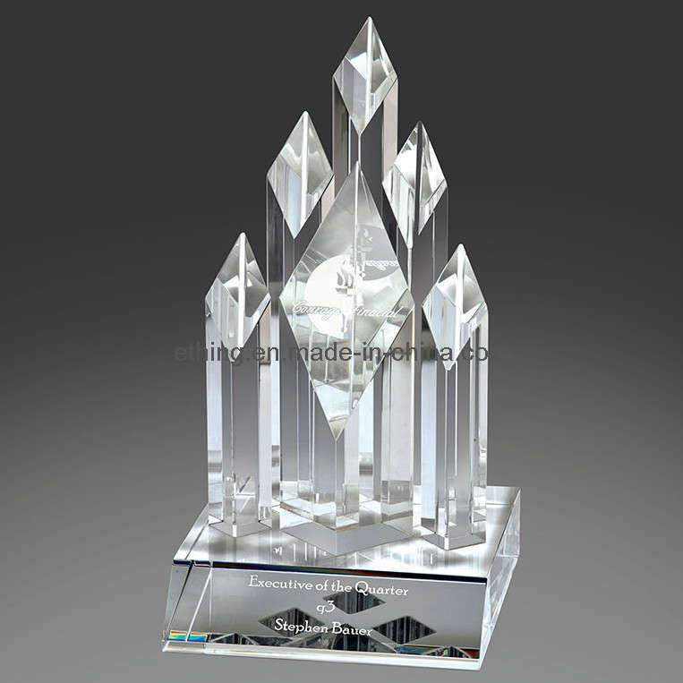 Super 5-Star Diamond Optical Crystal Award (CA-1258)