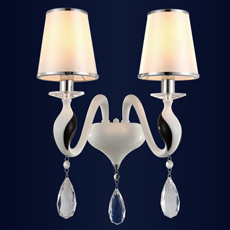 2 Heads Crystal Luxury Wall Lamp