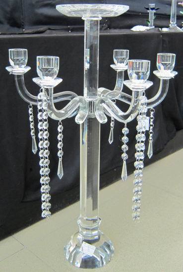Crystal Candle Holder with Seven Posters