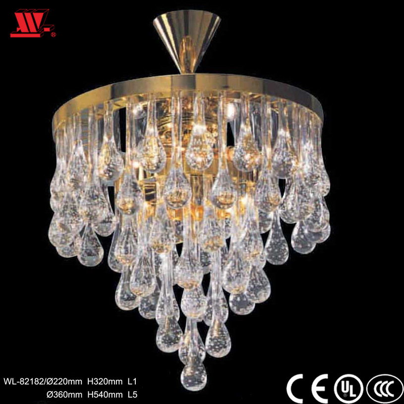 Modern Design Chandelier Lighting with Crystal Drop Wl-82182