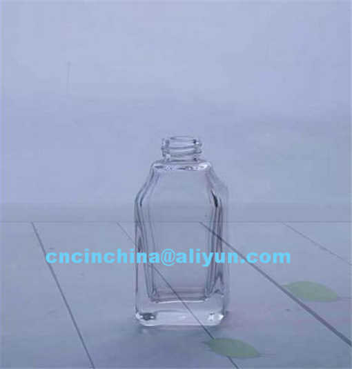 Shaped Clear Glass Bottle for Perfume 45ml