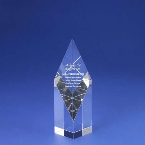 Diamond Sculpture Crystal Trophy (#75115)
