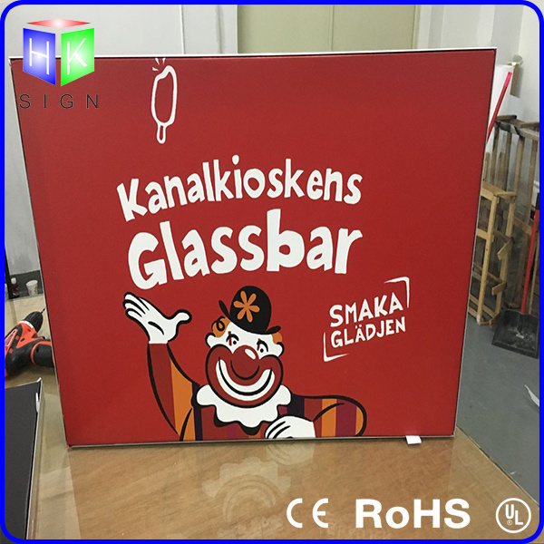 Pictures Frame Fast Food for Shop Front Name Advertising Display Menu Board