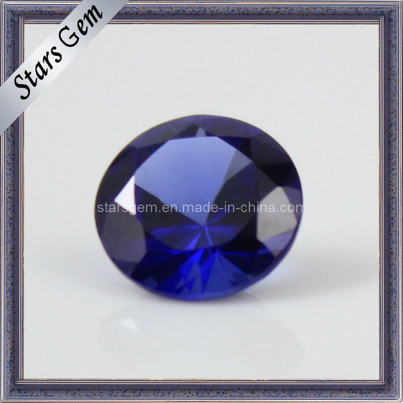 34# Brilliant Cut Loose Blue Sapphire Gemstone