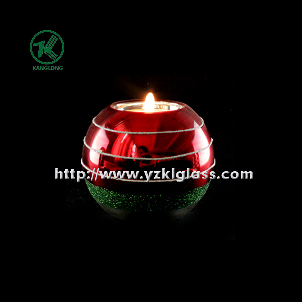 Single Color Glass Candle Cup (KL120929-28)
