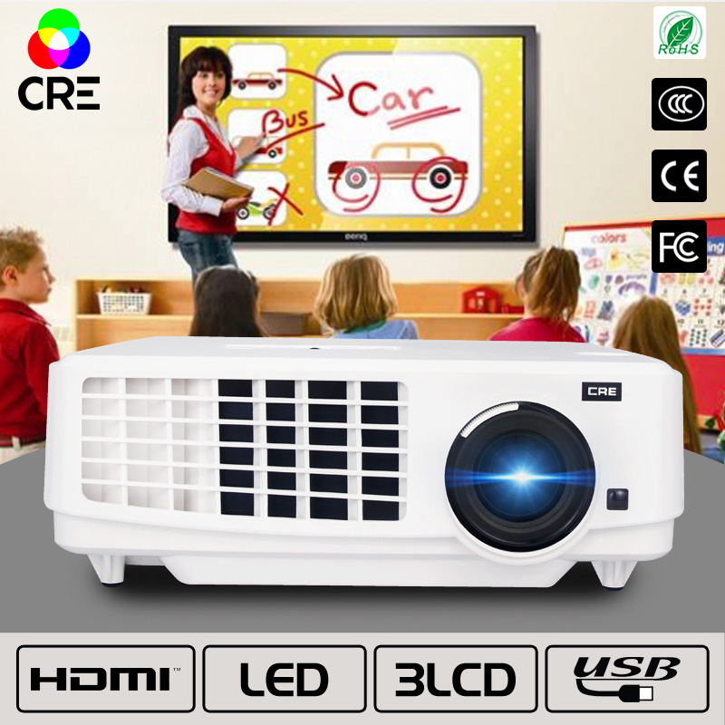 Window 10 System WiFi LCD 3LED Projector