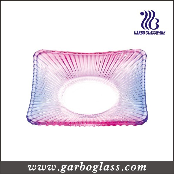 Quadrate Square Color Glass Plate (GB1707H-3/TS)