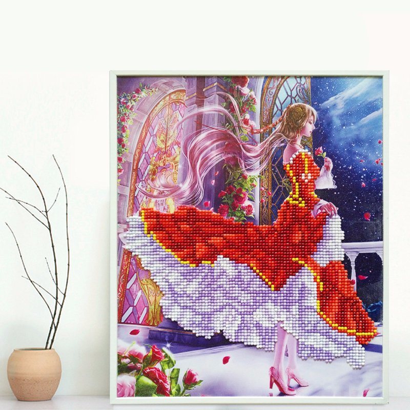 Factory Cheapest Wholesale New Children Kids DIY Embroidery Craft Diamond Painting K-123