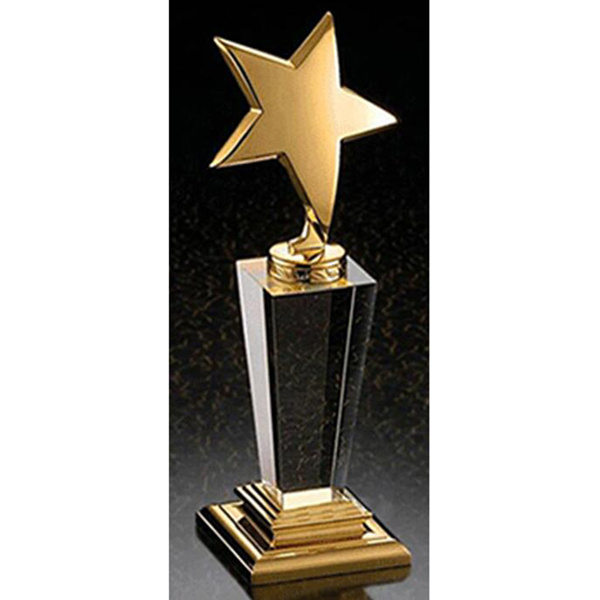 Wholesale Star Trophy Award, Crystal Metal Trophy