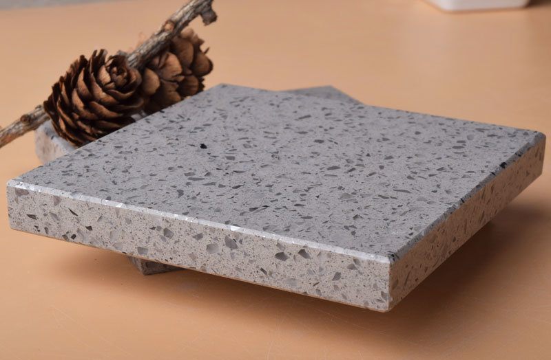 Zircon Grey Engineering Quartz Stone for Tops