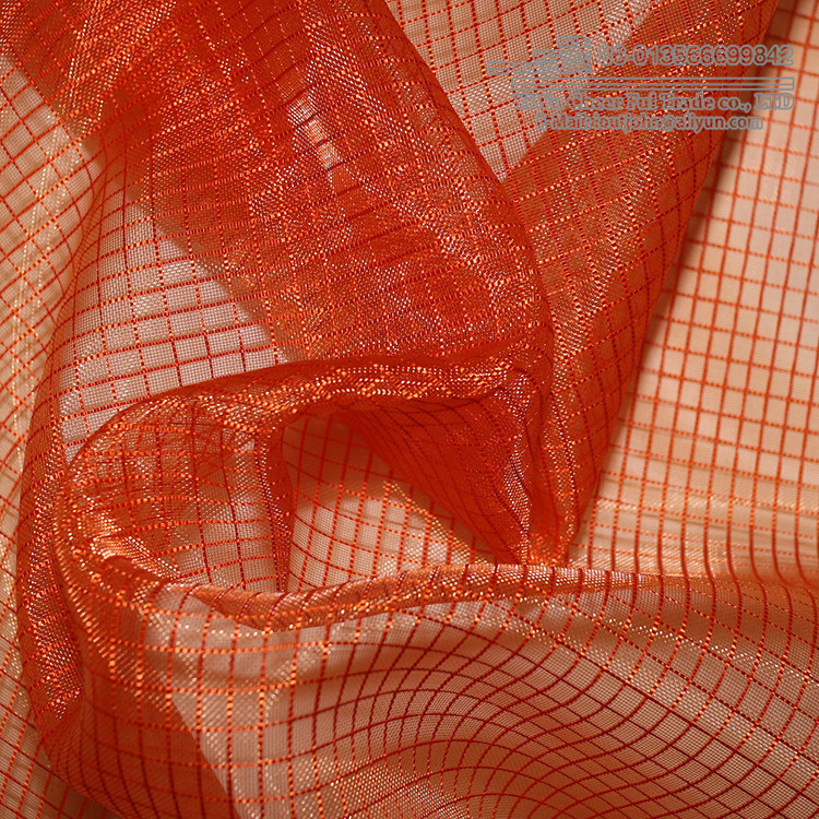 High Quality Fine Crystal Nylon Mesh Fabric (FXSZ041)