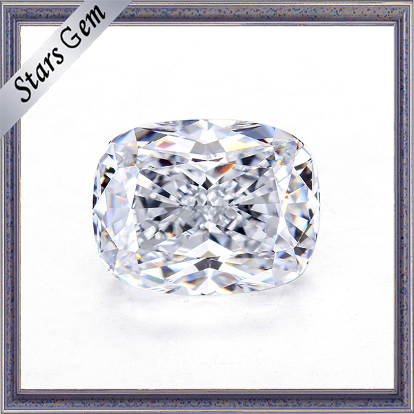 a Quality 10*12mm Long Cushion Cut Cubic Zirconia for Silver Jewelry