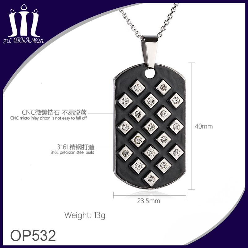 Fashion Stainless Steel Jewelry Necklace Pendant