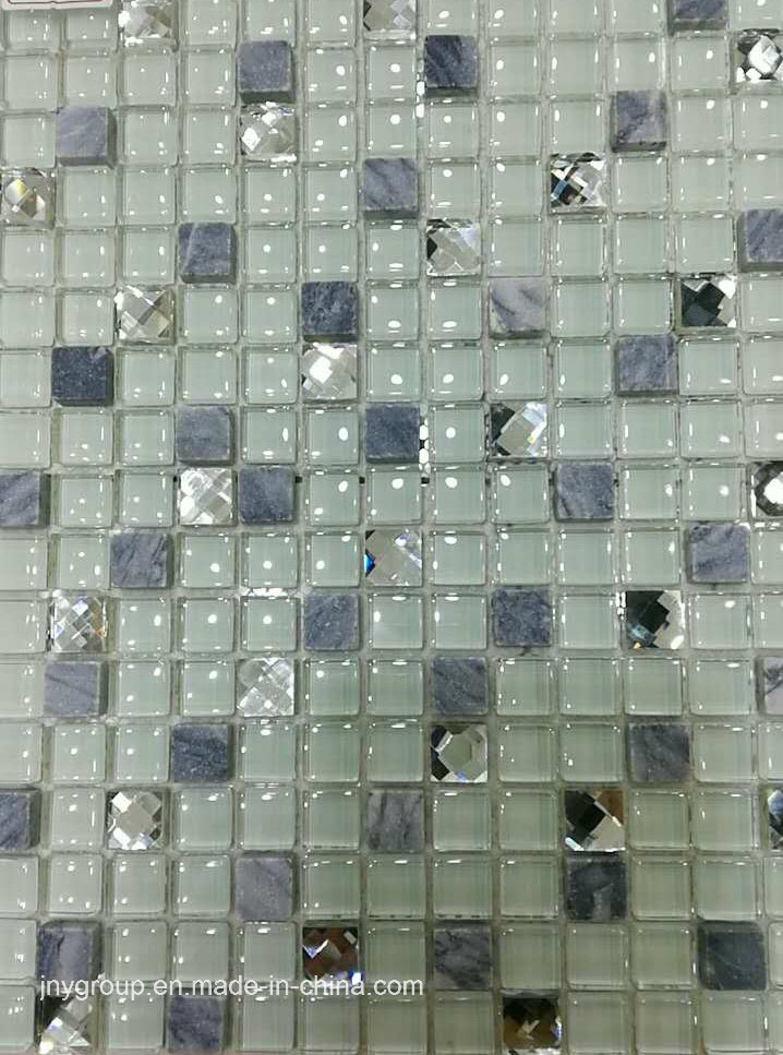 Glass Mosaic Mix Stone and Mirro Jy14k
