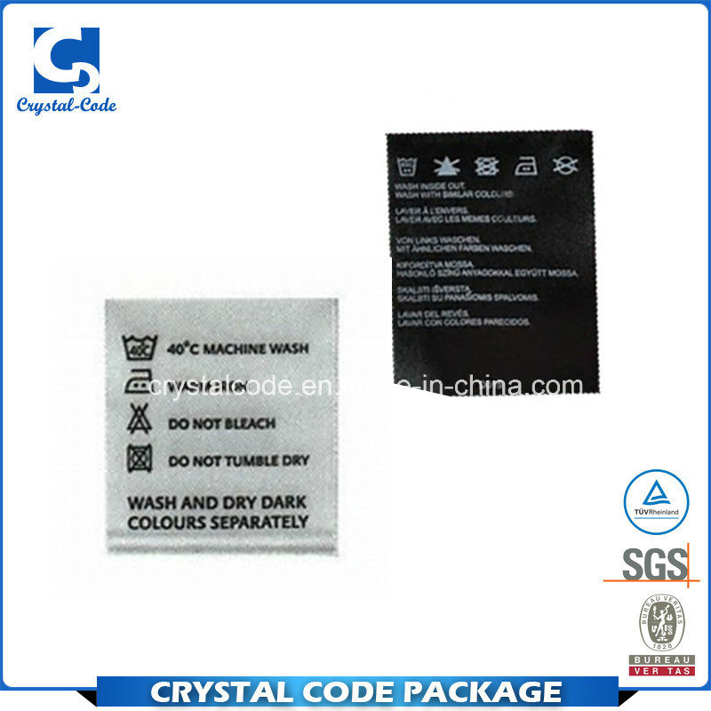 Eco-Friendly Factory Price Washing Stickers Labels