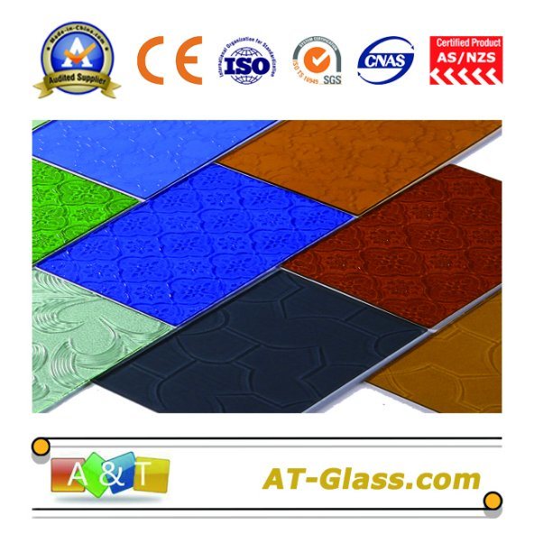 3-8mm Tinted Patterned Glass/Pattern Glass Used for Window, Furniture, Door, Building, etc