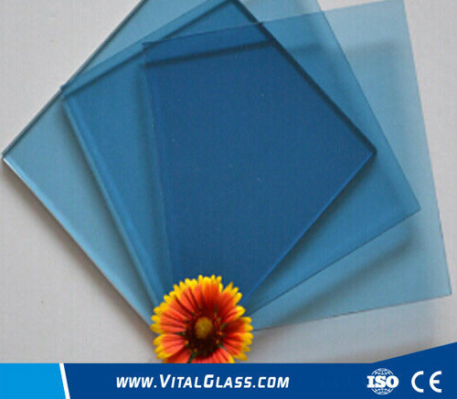 Dark/Ford Blue Glass/Tined Float Glass/Reflective Glass with Ce
