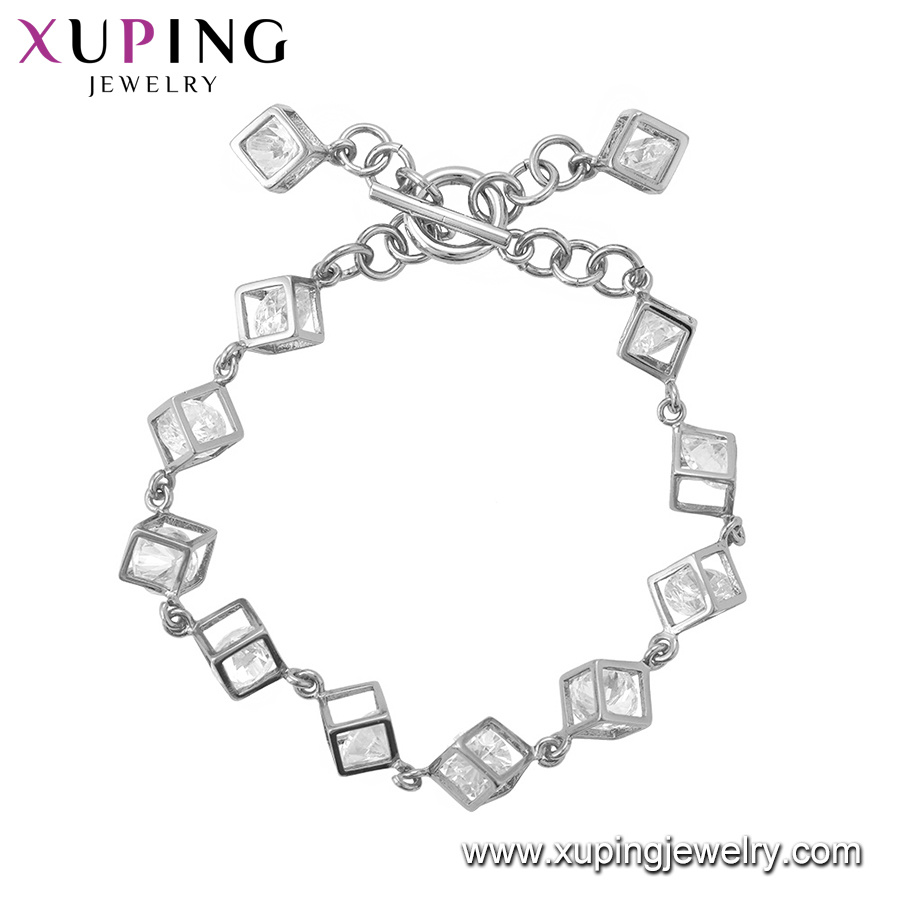 74988 Xuping Website Hot Sales Popular Red Evil Eye Gold Chains Bracelet for Girls