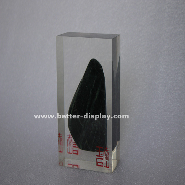 Custom Clear Acrylic Resin Block