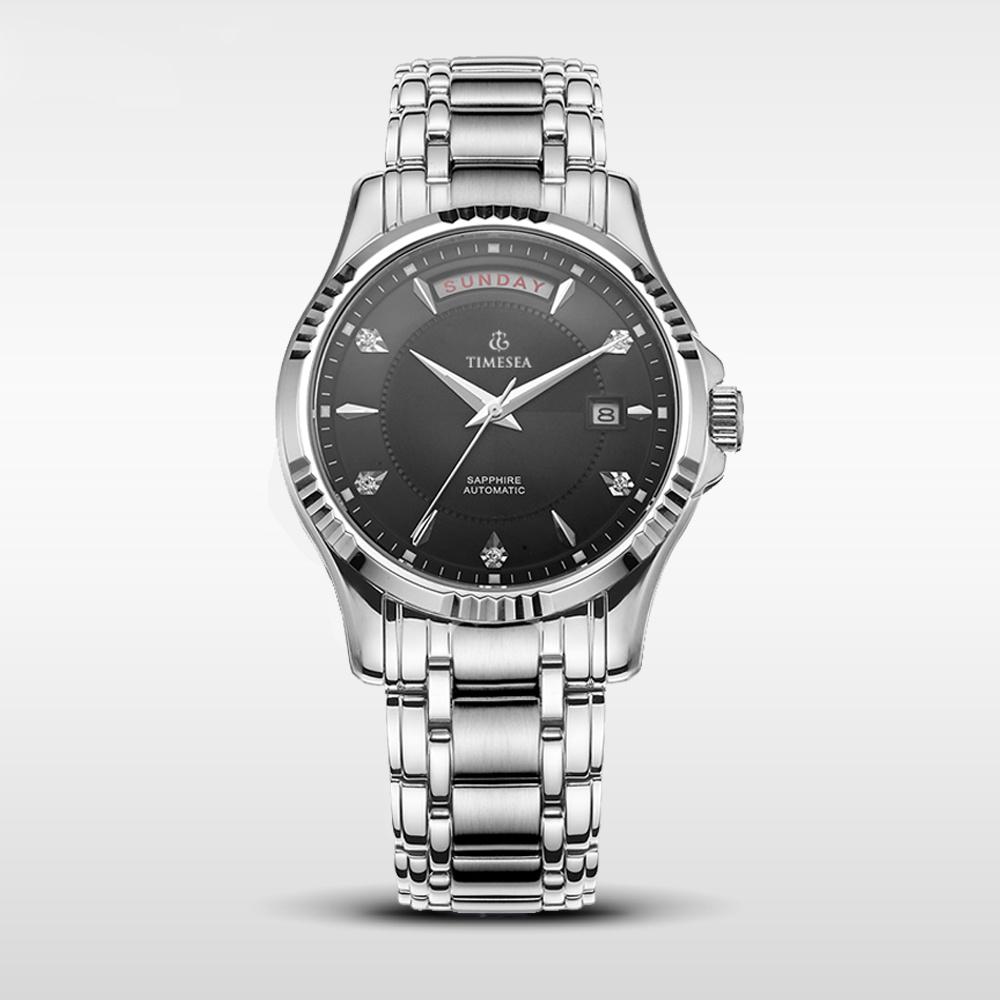 Automatic Stainless Steel Waterproof Wristband Fashion Mechanical Men Watch 72078
