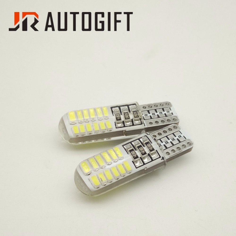 T10 3014 24SMD Crystal 12/24V White Car LED Bulbs