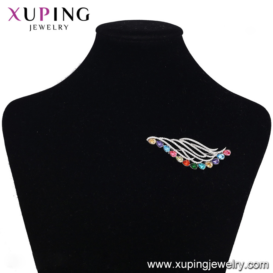 Xuping Fashion Christmas New Design Brooch Made with Crystals From Swarovski for Wedding Gift